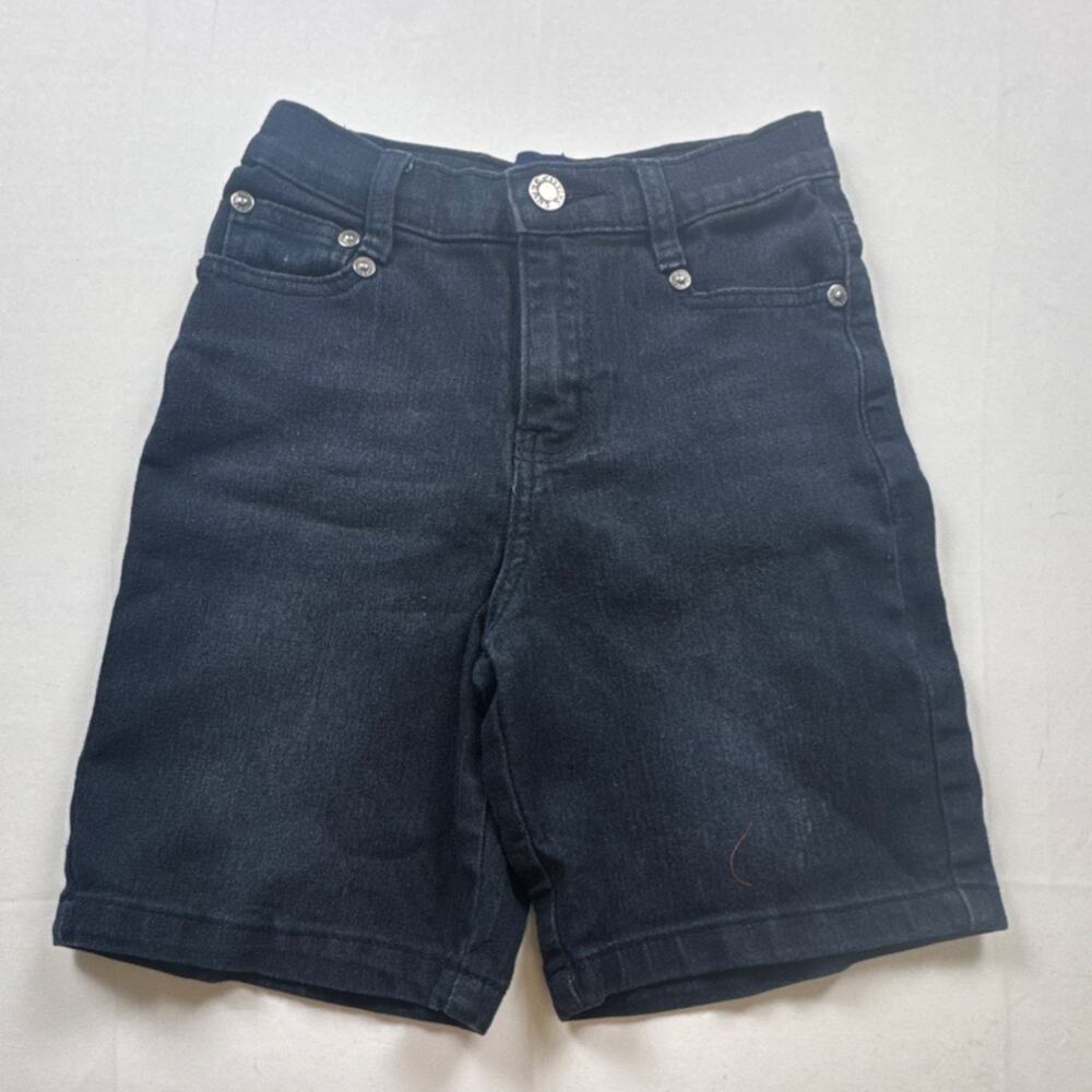 CITYINK Girls Dark Blue Denim Bermuda Shorts Size 5 Cotton Blend Pockets